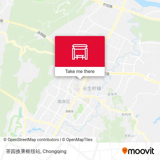 茶园换乘枢纽站 map