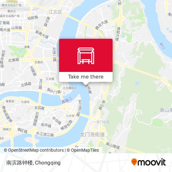 南滨路钟楼 map