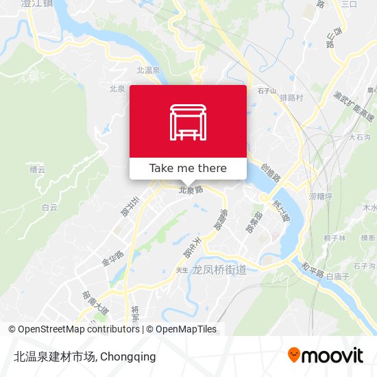 北温泉建材市场 map