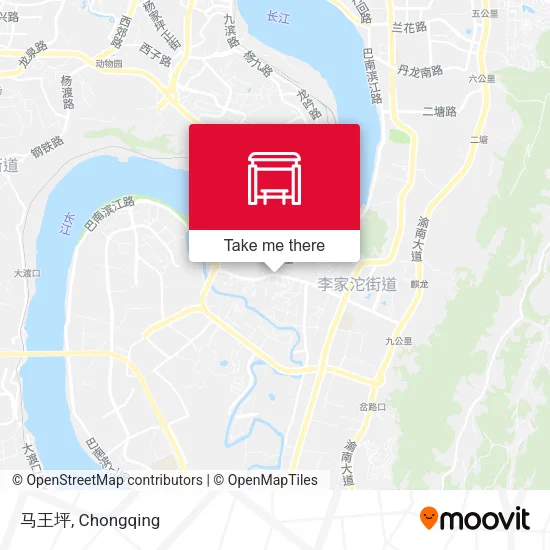 马王坪 map