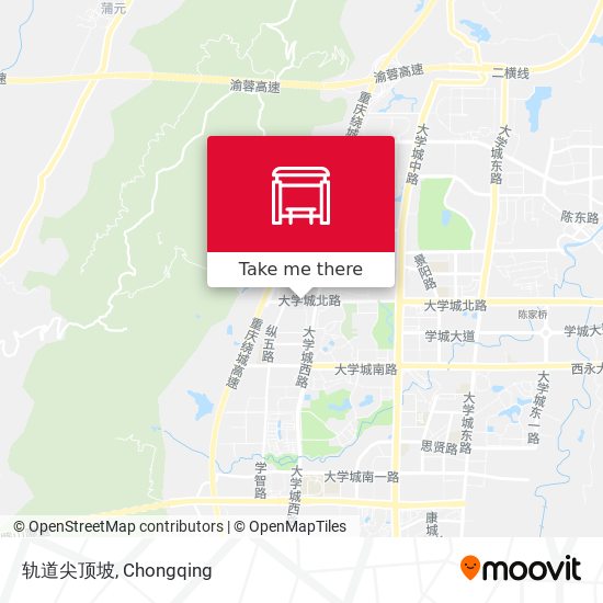 轨道尖顶坡 map