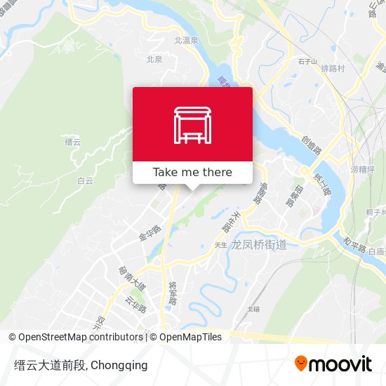 缙云大道前段 map