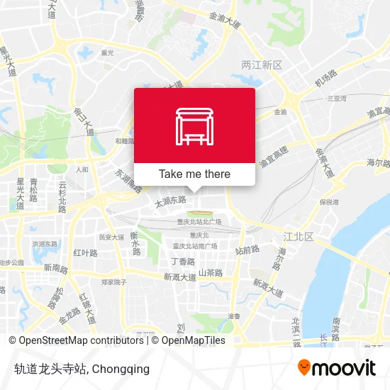 轨道龙头寺站 map