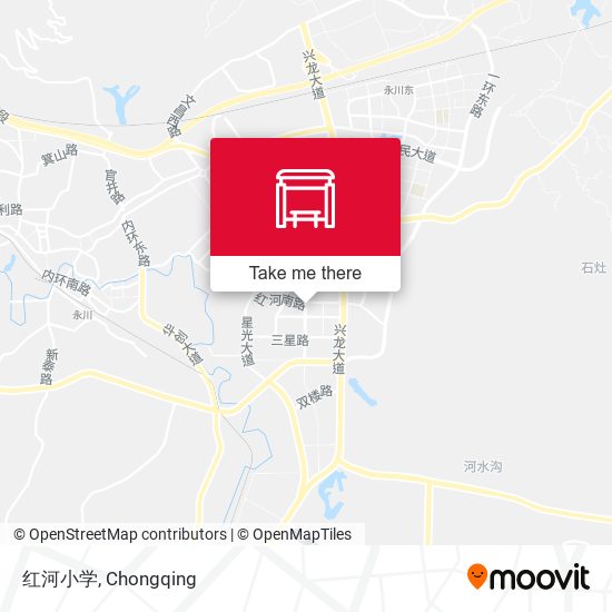 红河小学 map