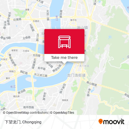 下望龙门 map