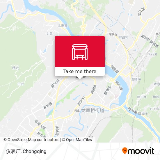 仪表厂 map