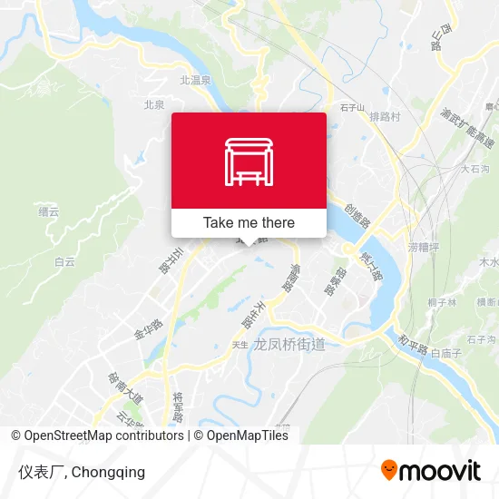 仪表厂 map