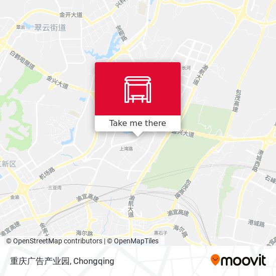 重庆广告产业园 map