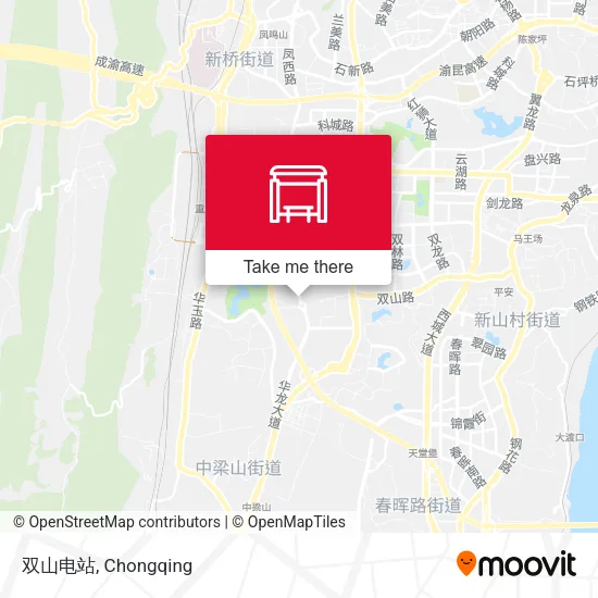 双山电站 map
