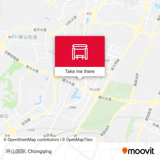 环山国际 map