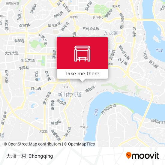 大堰一村 map