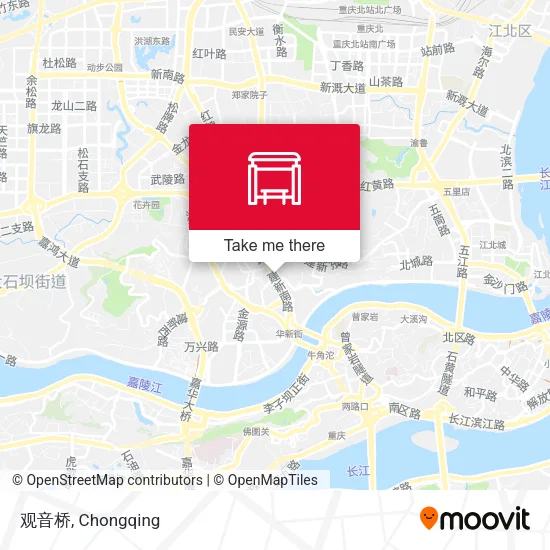 观音桥 map