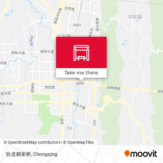 轨道赖家桥 map