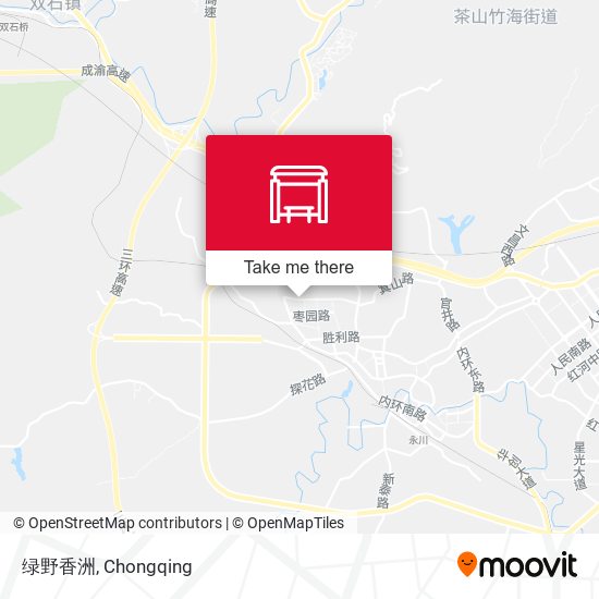 绿野香洲 map