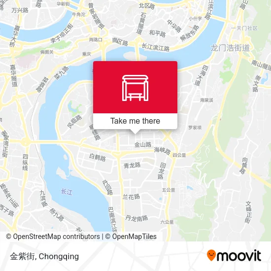 金紫街 map