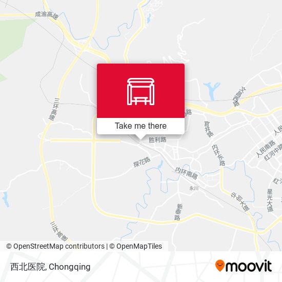 西北医院 map