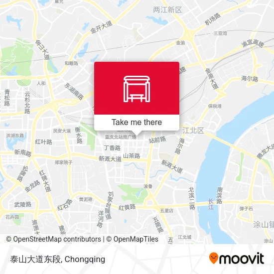 泰山大道东段 map