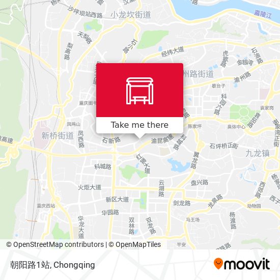 朝阳路1站 map