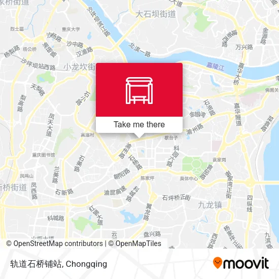 轨道石桥铺站 map