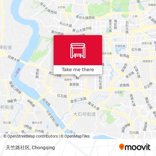 天竺路社区 map