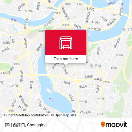 南坪西路口 map