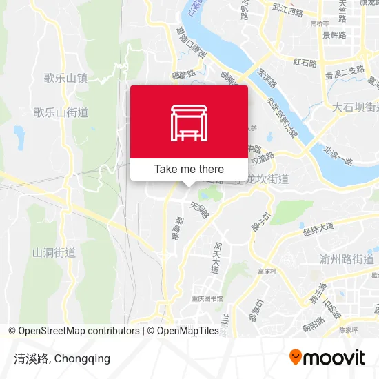 清溪路 map