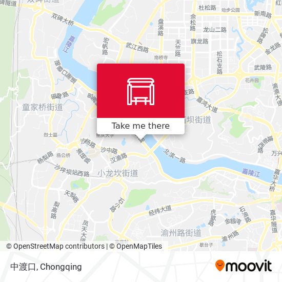 中渡口 map