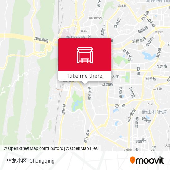 华龙小区 map