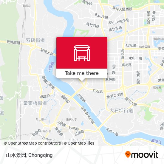 山水景园 map