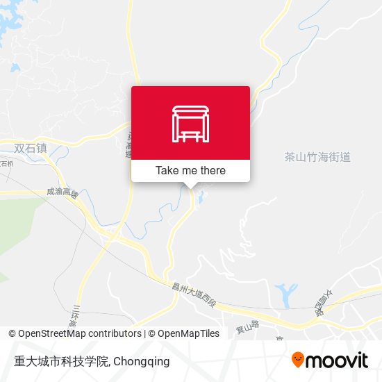 重大城市科技学院 map
