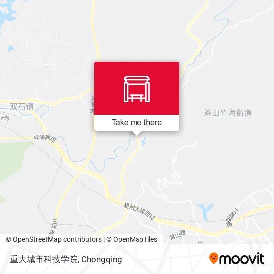 重大城市科技学院 map