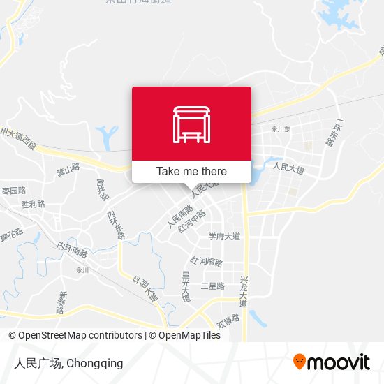 人民广场 map