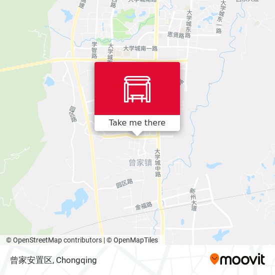 曾家安置区 map