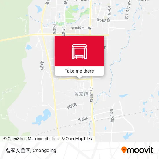 曾家安置区 map