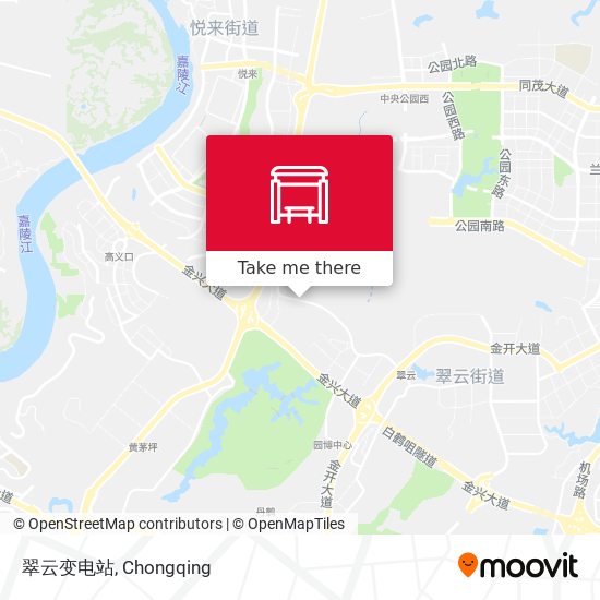 翠云变电站 map