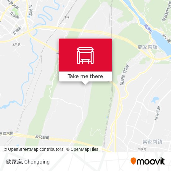 欧家庙 map