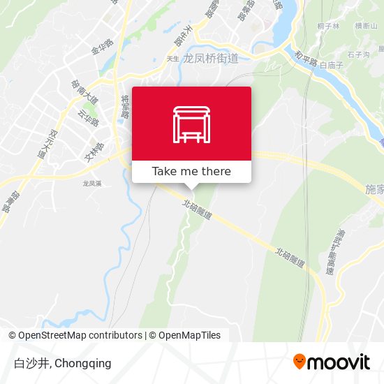 白沙井 map