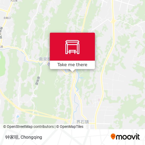 钟家咀 map