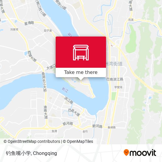 钓鱼嘴小学 map