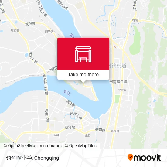 钓鱼嘴小学 map