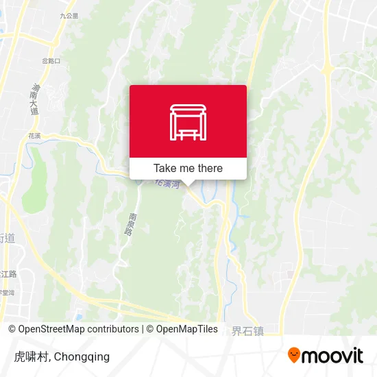 虎啸村 map