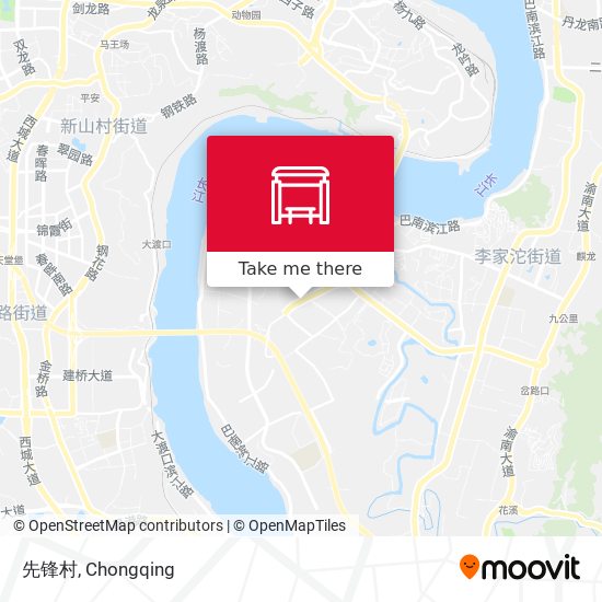 先锋村 map
