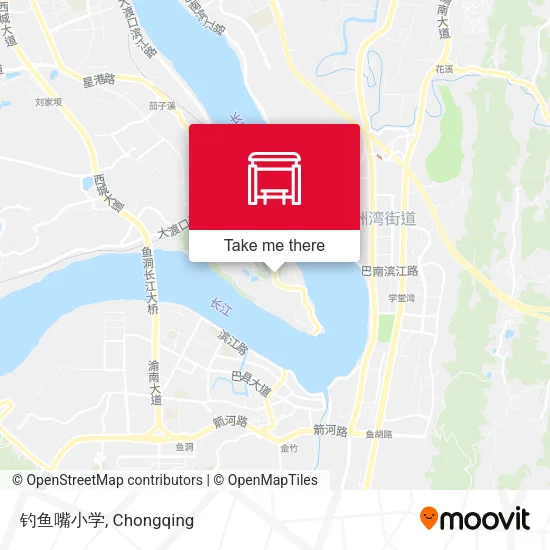 钓鱼嘴小学 map