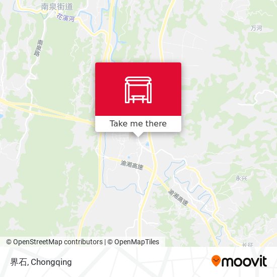 界石 map