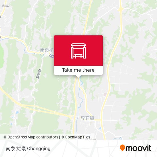 南泉大湾 map