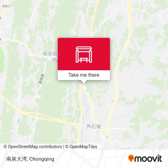 南泉大湾 map