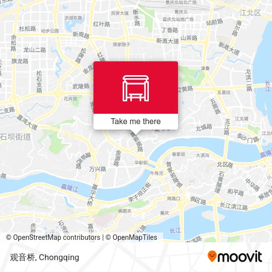 观音桥 map