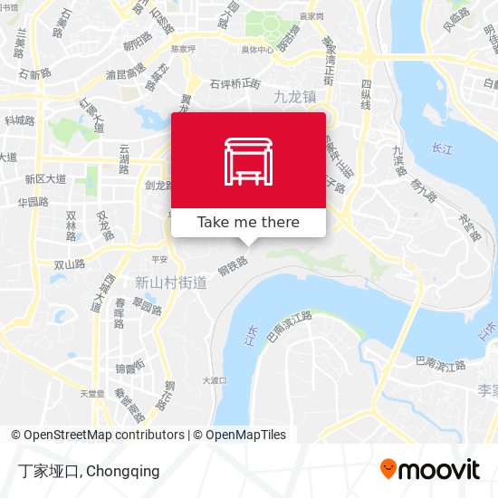 丁家垭口 map