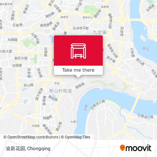 渝新花园 map