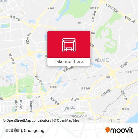 春城斓山 map
